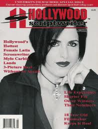 HOLLYWOOD SCRIPTWRITER magazine side cover October 2003
