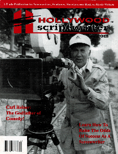 HOLLYWOOD SCRIPTWRITER magazine side cover  May/June 2003