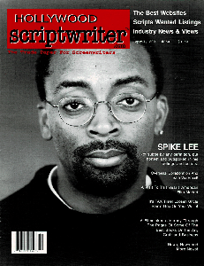 HOLLYWOOD SCRIPTWRITER magazine side cover  April 2021