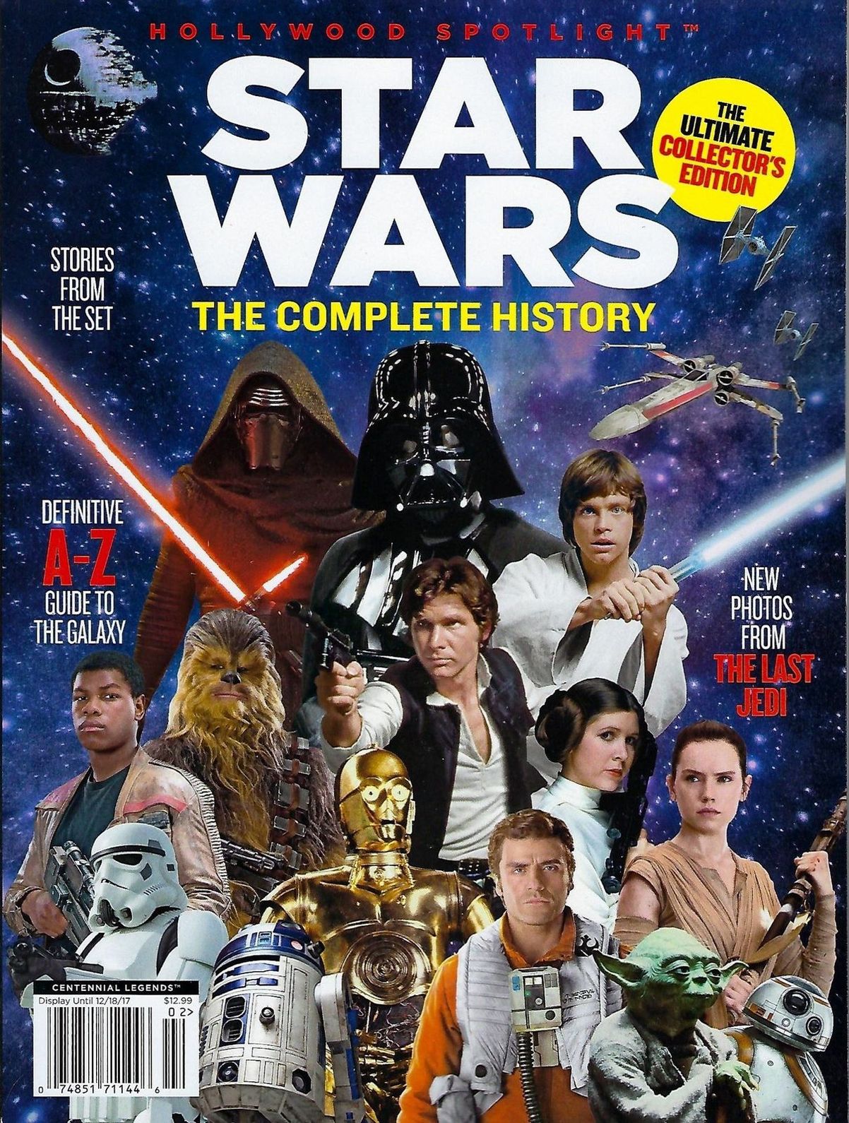 HOLLYWOOD SPOTLIGHT magazine side cover Issue 2  November 2017