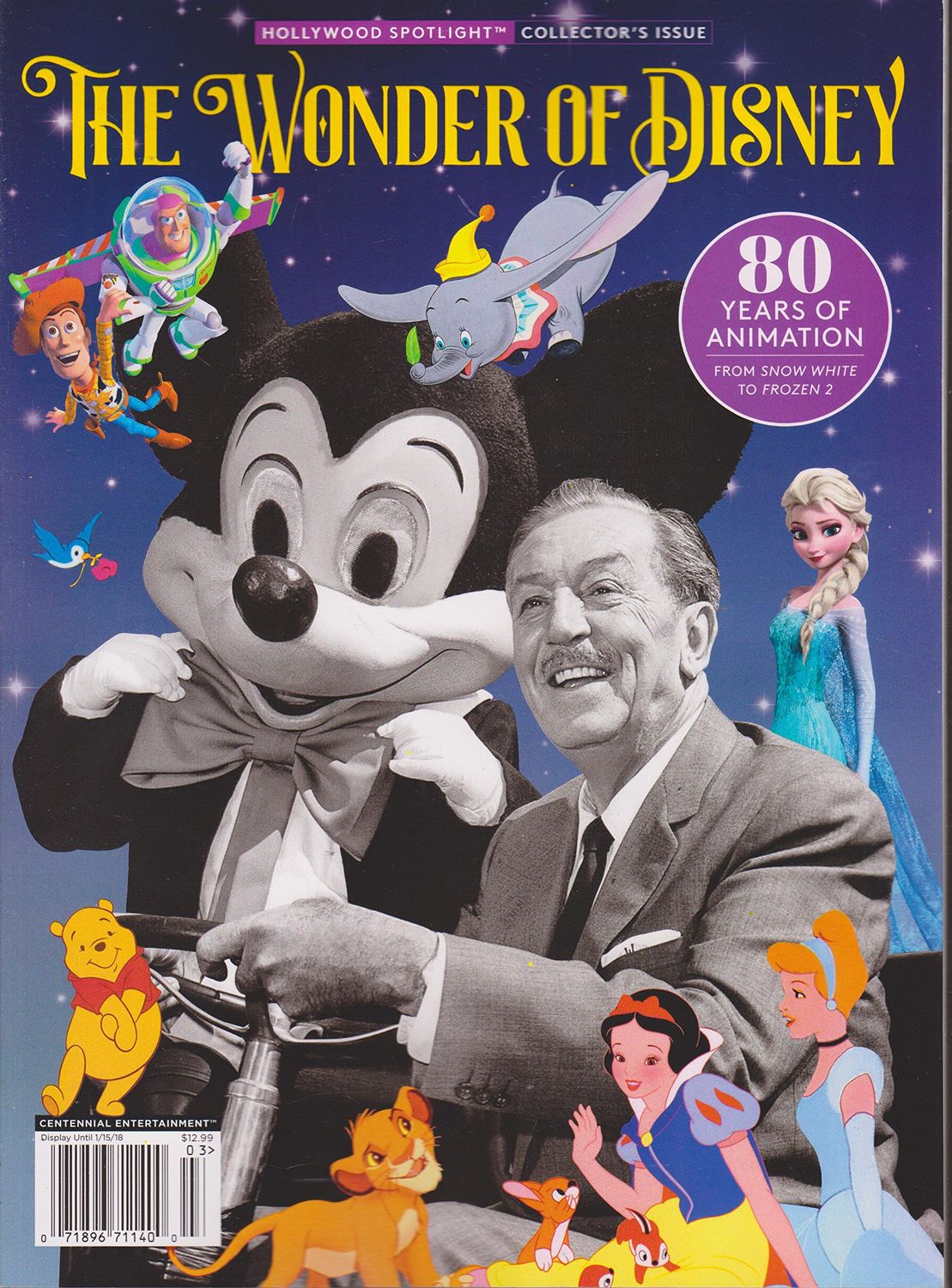 HOLLYWOOD SPOTLIGHT magazine side cover Issue 3  December 2017