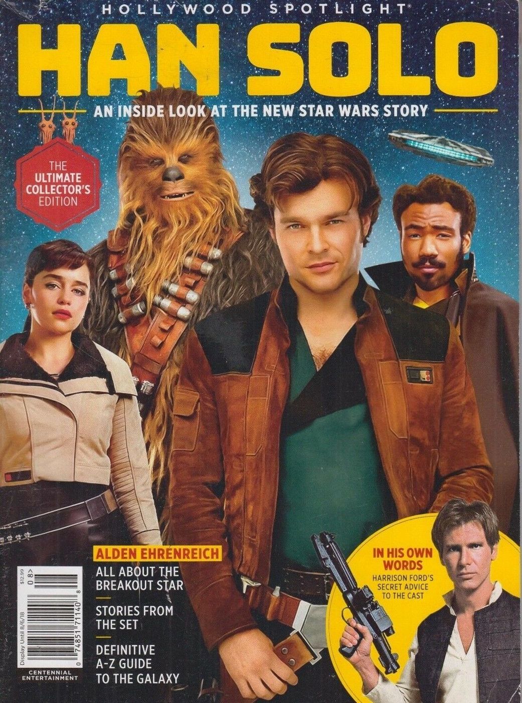 HOLLYWOOD SPOTLIGHT magazine side cover Issue 8 July 2018