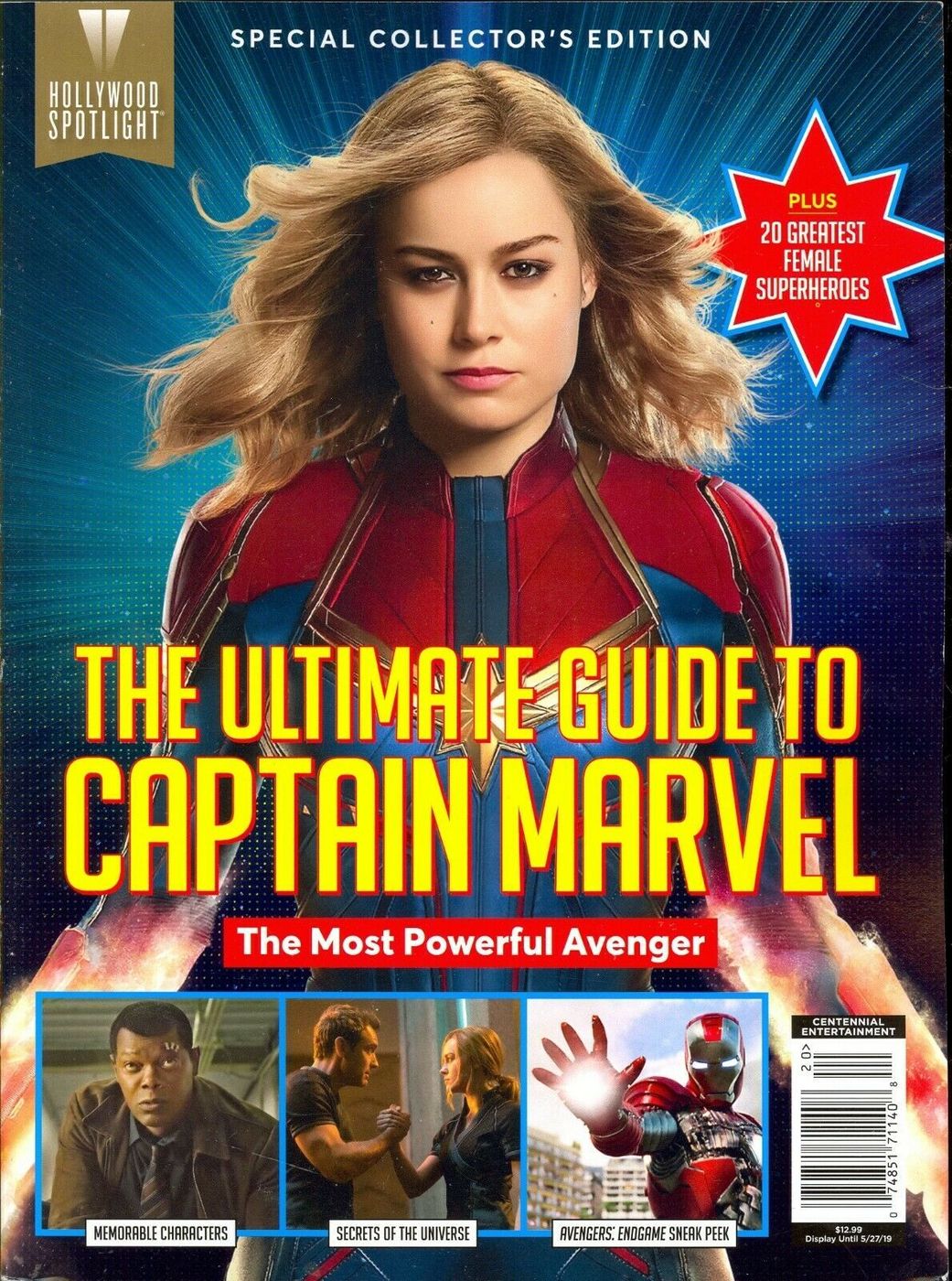 HOLLYWOOD SPOTLIGHT magazine side cover Issue 20  May 2019