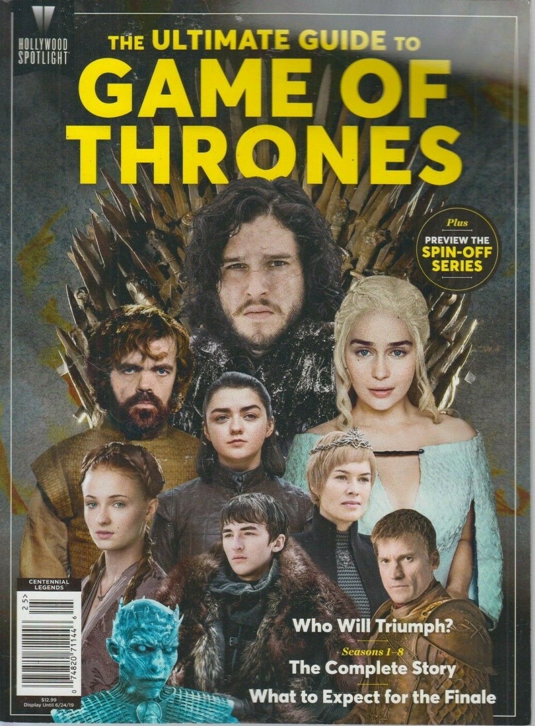 HOLLYWOOD SPOTLIGHT magazine side cover Issue 25  June 2019