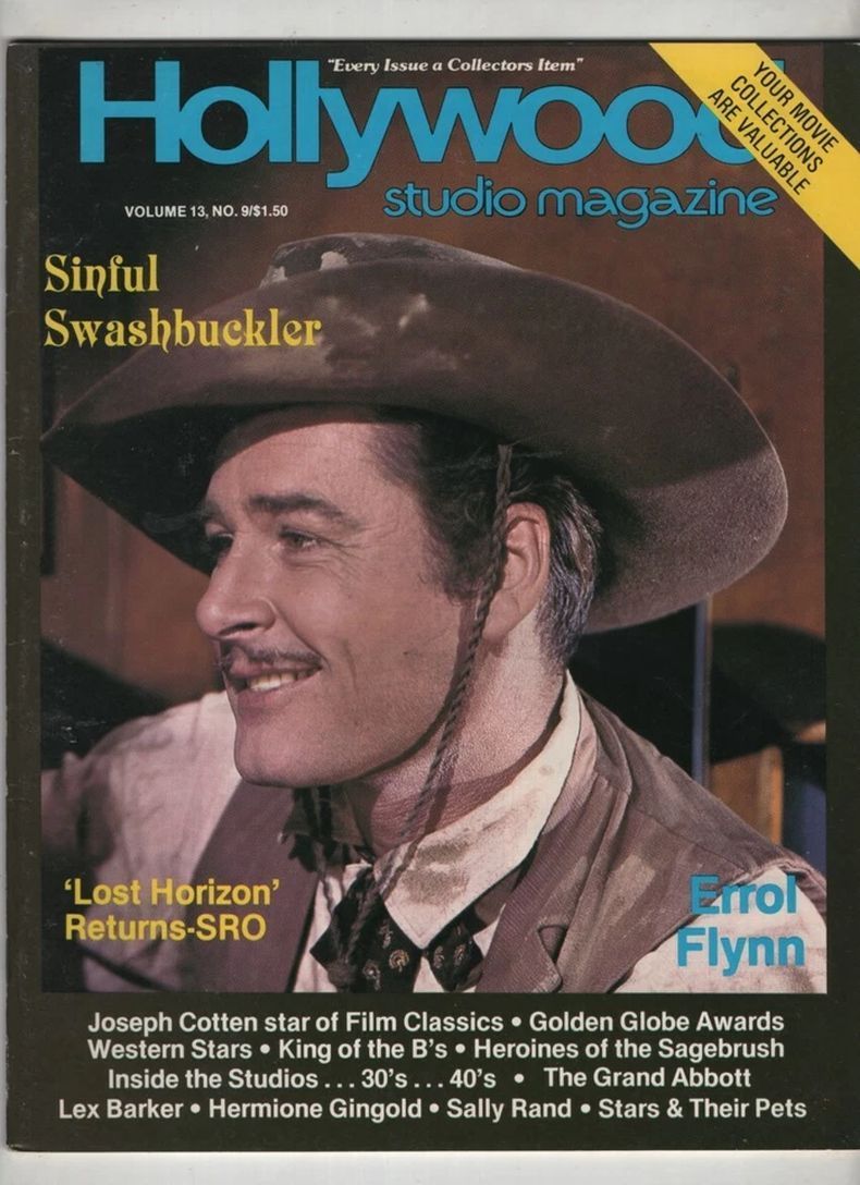 HOLLYWOOD STUDIO magazine side cover  March 1980