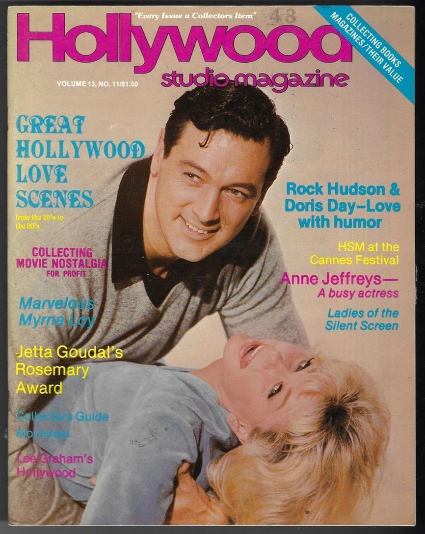 HOLLYWOOD STUDIO magazine side cover  April 1980
