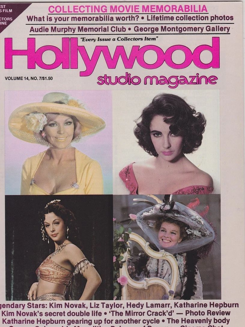 HOLLYWOOD STUDIO magazine side cover  February 1981