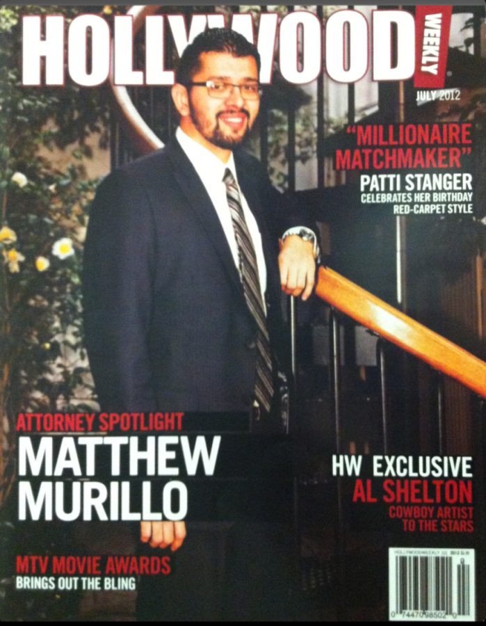 HOLLYWOOD WEEKLY magazine side cover July 2012
