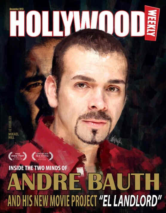 HOLLYWOOD WEEKLY magazine side cover December 2013