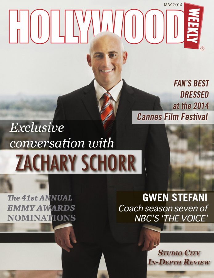 HOLLYWOOD WEEKLY magazine side cover May 2014