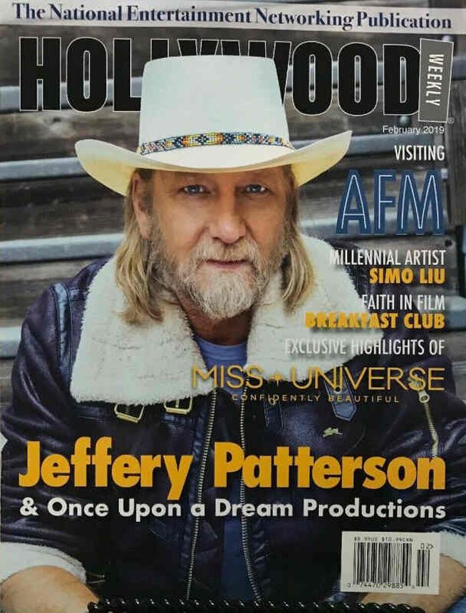 HOLLYWOOD WEEKLY magazine side cover  February 2019