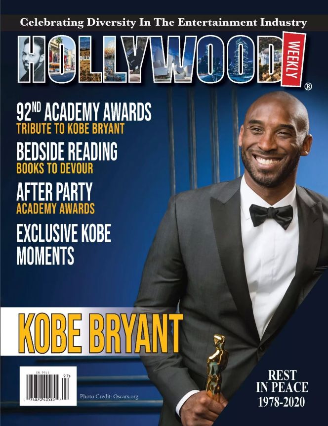 HOLLYWOOD WEEKLY magazine side cover  February 2020