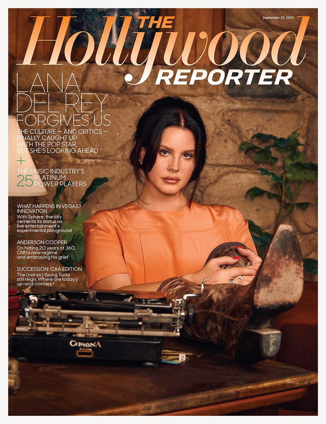 HOLLYWOOD REPORTER | THE magazine side cover 20 September 2023