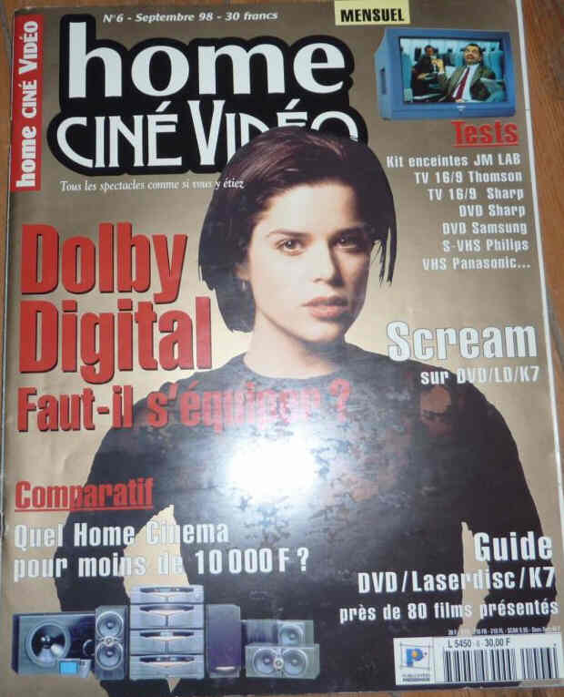 HOME CINE DVD magazine side cover Issue 6  September 1998