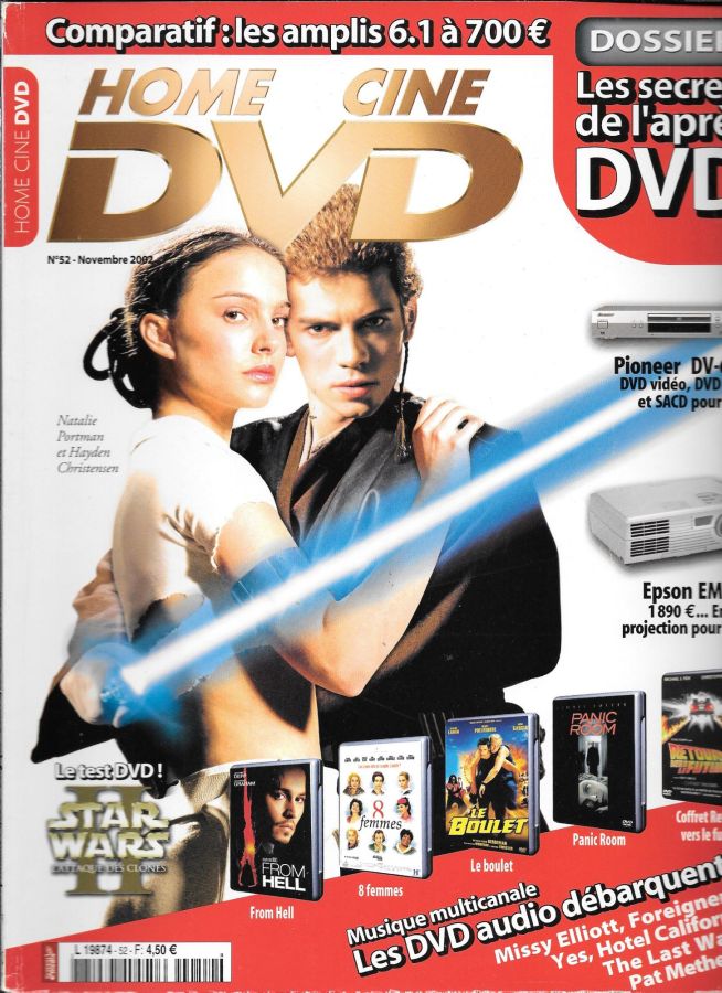 HOME CINE DVD magazine side cover Issue 52  November 2002