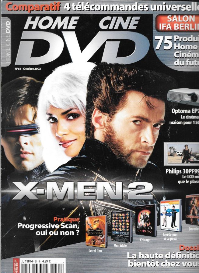 HOME CINE DVD magazine side cover Issue 64  October 2003