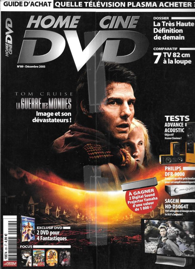HOME CINE DVD magazine side cover Issue 89  December 2005