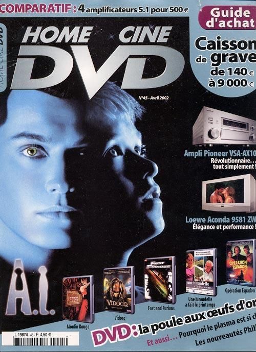 HOME CINE DVD magazine side cover Issue 45 April 2002
