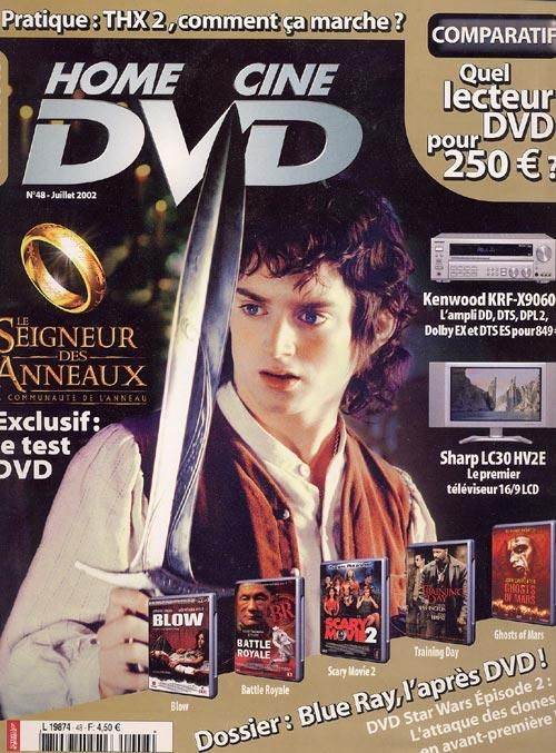 HOME CINE DVD magazine side cover Issue 48 July 2002