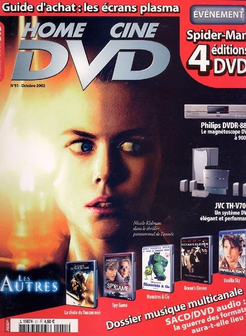 HOME CINE DVD magazine side cover Issue 51 October 2002