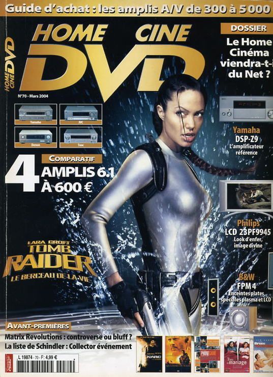 HOME CINE DVD magazine side cover Issue 70 March 2004