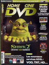 HOME CINE DVD magazine side cover Issue 78 December 2004