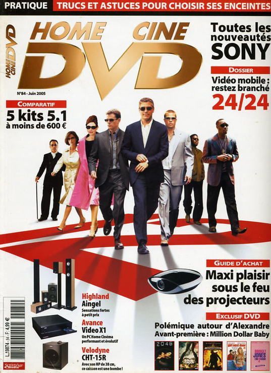 HOME CINE DVD magazine side cover Issue 84 June 2005