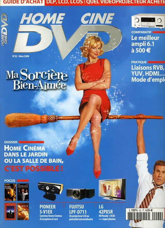 HOME CINE DVD magazine side cover Issue 92 March 2006