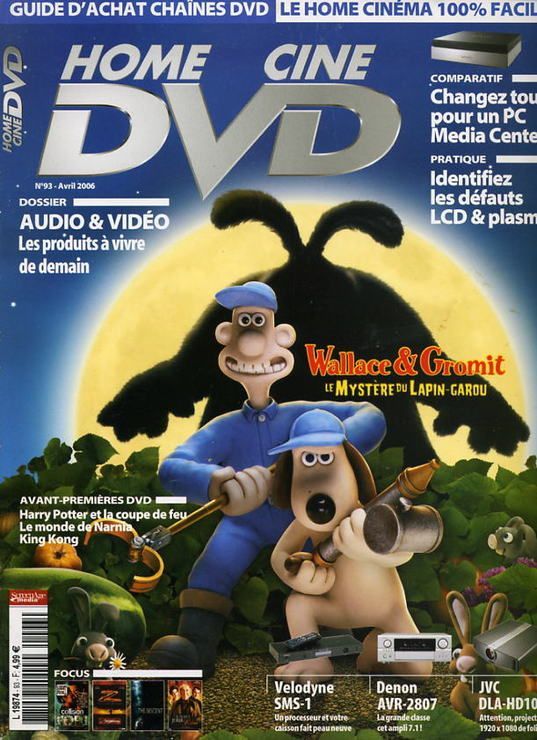 HOME CINE DVD magazine side cover Issue 93 April 2006