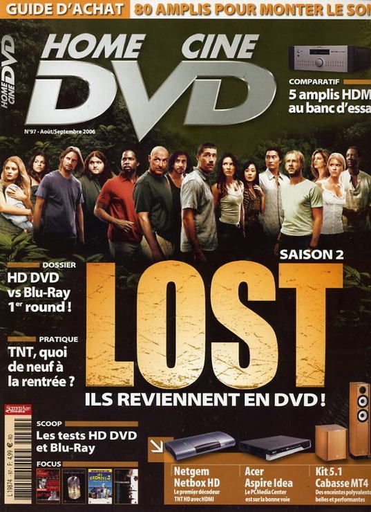 HOME CINE DVD magazine side cover Issue 97 August/September 2006