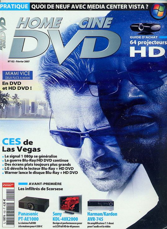 HOME CINE DVD magazine side cover Issue 102 February 2007