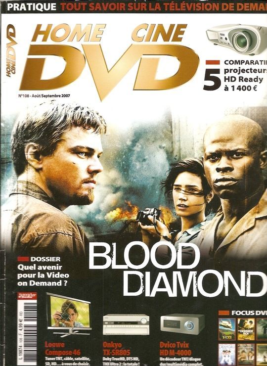 HOME CINE DVD magazine side cover Issue 108 August/September 2007