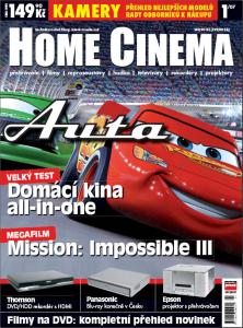 HOME CINEMA magazine side cover January 2007