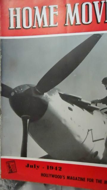 HOME MOVIES magazine side cover July 1942