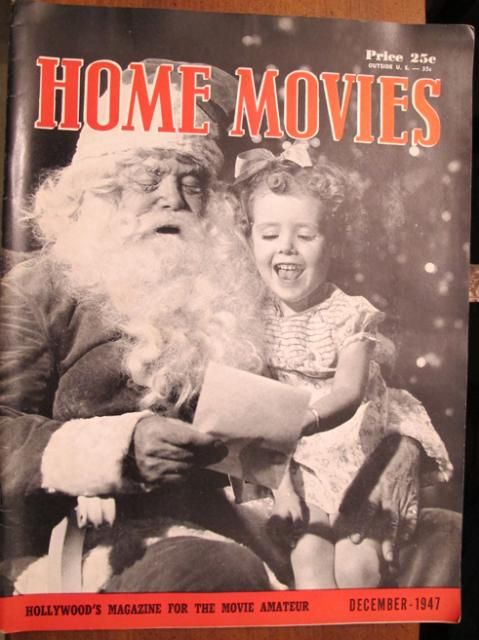 HOME MOVIES magazine side cover December 1947