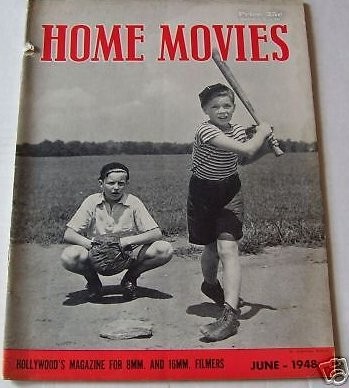 HOME MOVIES magazine side cover June 1948