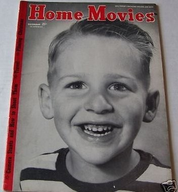 HOME MOVIES magazine side cover December 1949