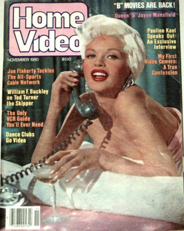 HOME VIDEO magazine side cover November 1980