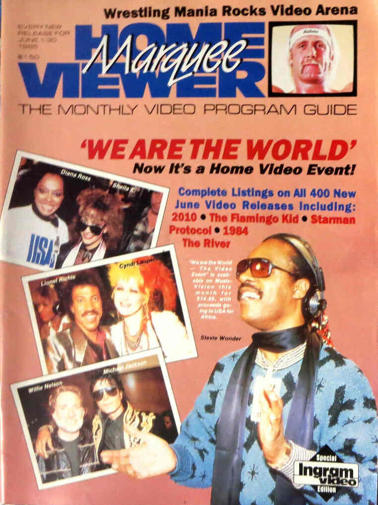 HOME VIEWER magazine side cover June 1985