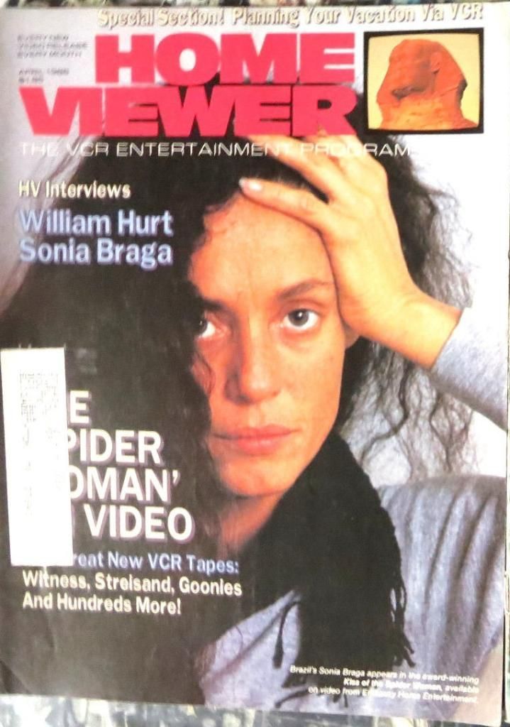 HOME VIEWER magazine side cover April 1986