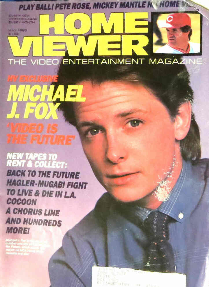 HOME VIEWER magazine side cover May 1986