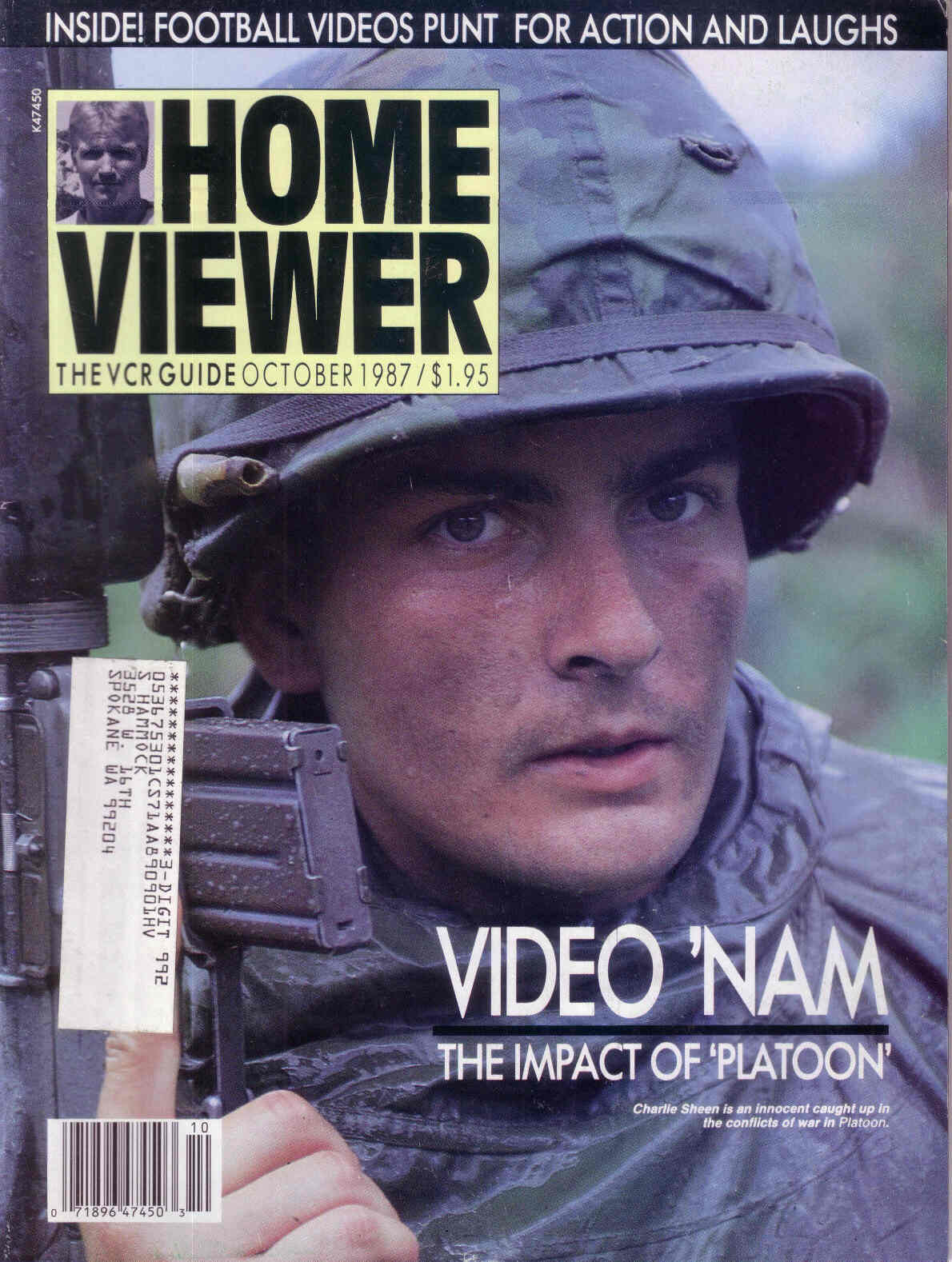 HOME VIEWER magazine side cover October 1987