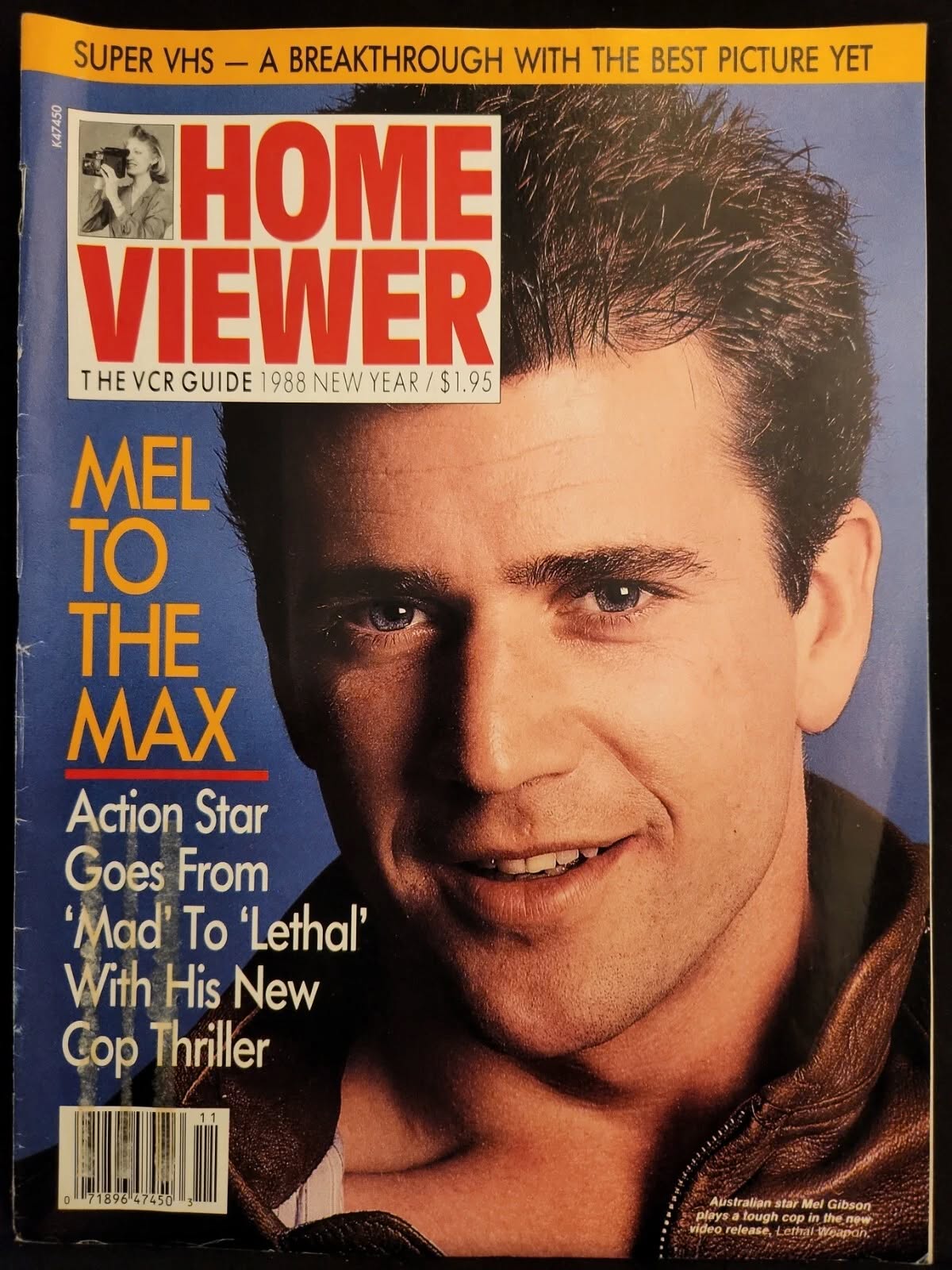 HOME VIEWER magazine side cover January 1988