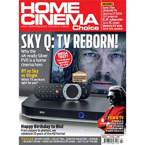 HOME CINEMA CHOICE magazine side cover Issue 261 July 2016