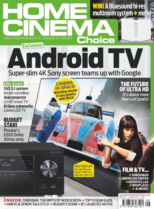 HOME CINEMA CHOICE magazine side cover Issue 262 August 2016