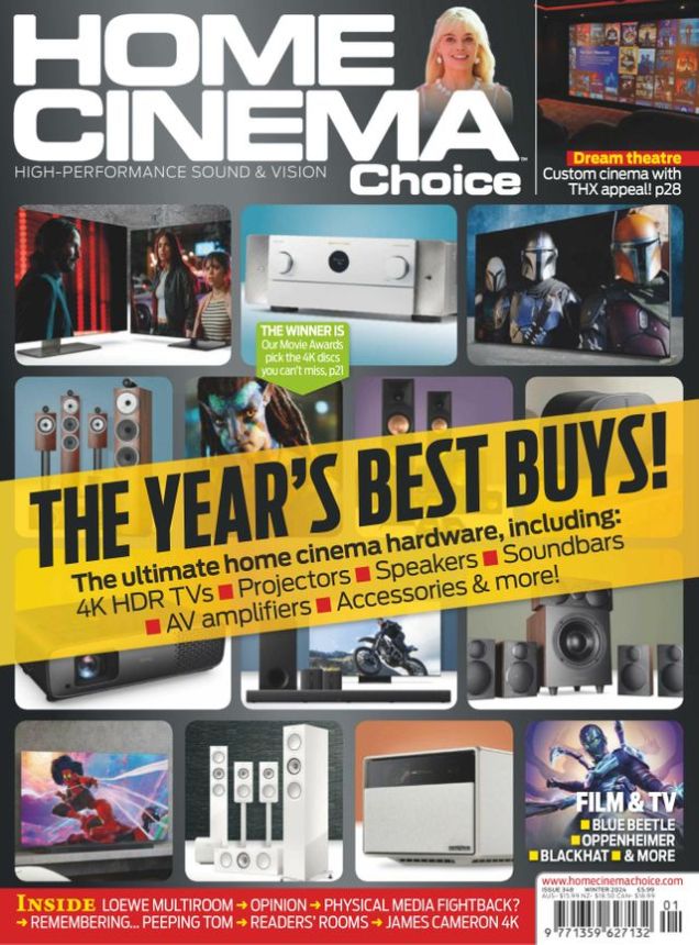 HOME CINEMA CHOICE magazine side cover Winter 2023