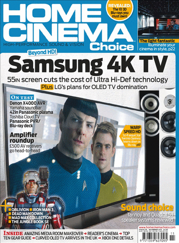 HOME CINEMA CHOICE magazine side cover Issue 226 November 2013