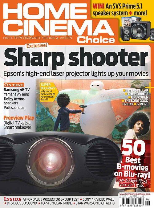 HOME CINEMA CHOICE magazine side cover Issue 247 June 2015