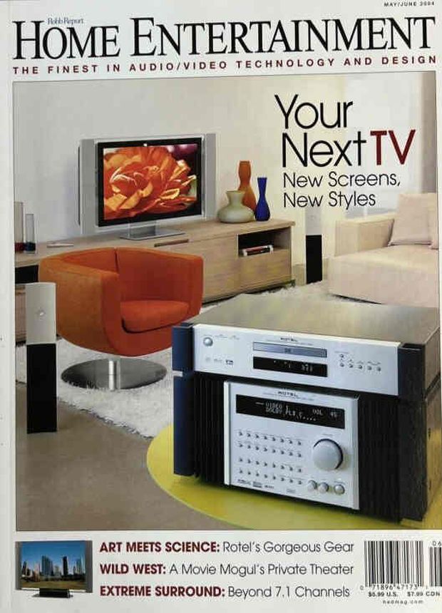 HOME ENTERTAINMENT (UK) magazine side cover  May/June 2004