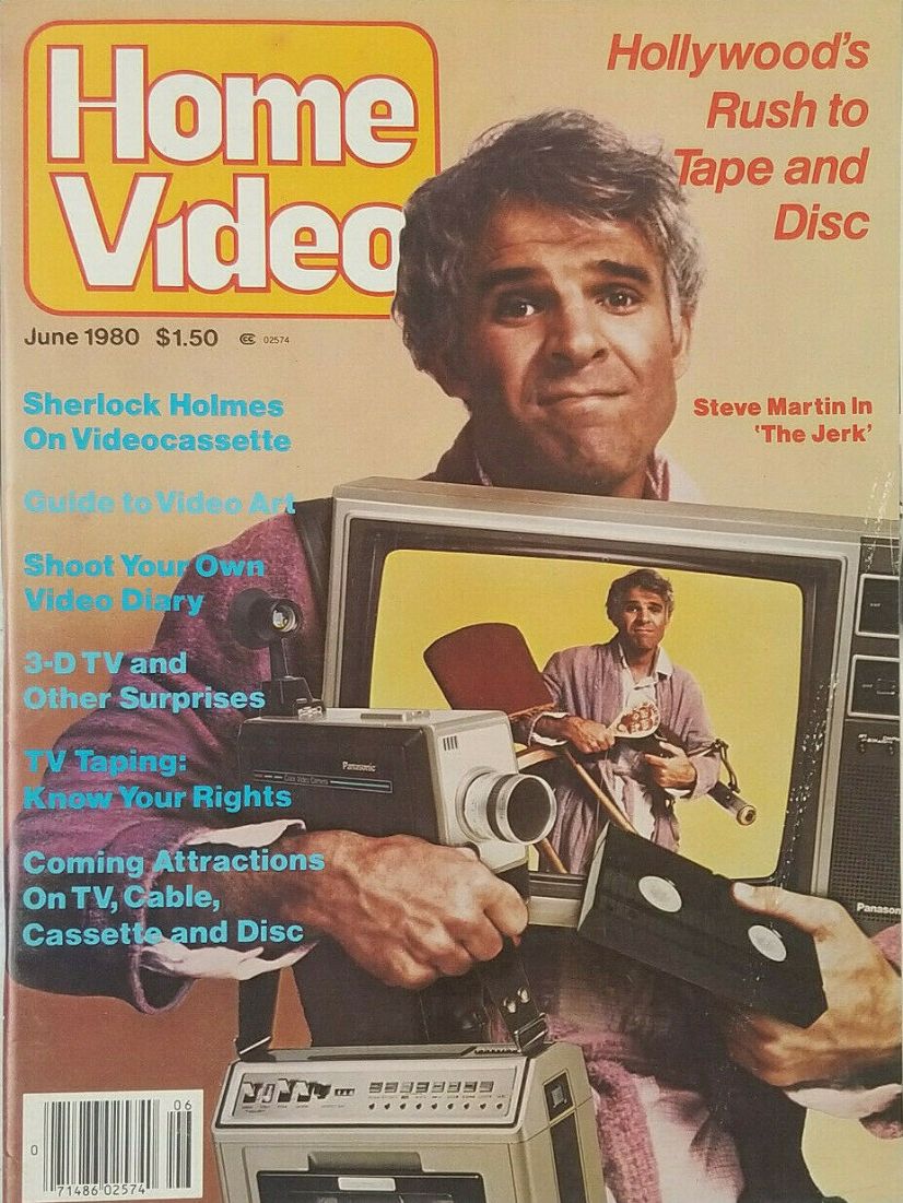 HOME VIDEO magazine side cover June 1980